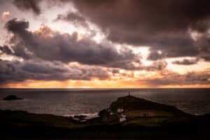 Cape Cornwall at Sunset